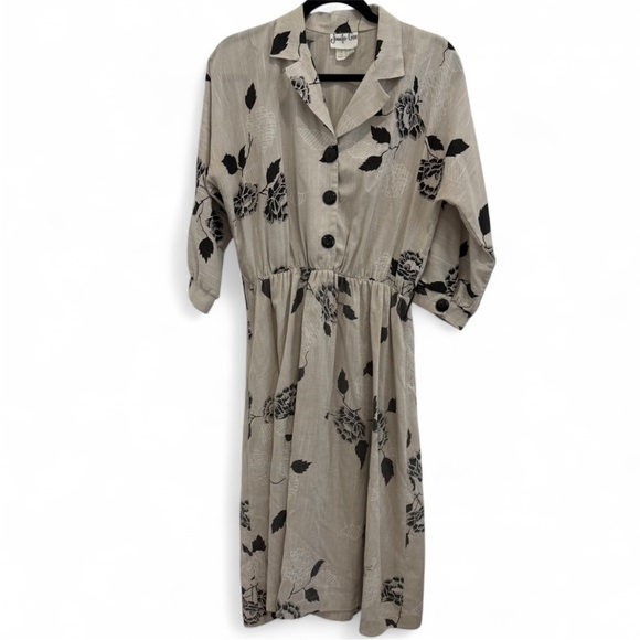 Vintage Jennifer Gee Button-Up Dress size 14 D19 - Picture 2 of 2